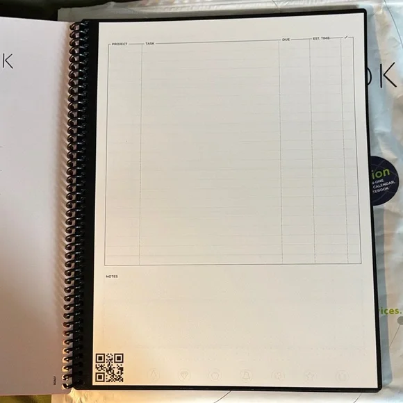 NEW: Rocketbook Fusion Smart Reusable Red Notebook -Standard Size - Picture 8 of 15